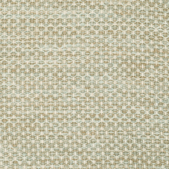 Flora Lounge Polsterbank groß 139x105 cm mit Teakleisten, Untergestell in Edelstahl anthrazit matt Strukturlack, Sitzkissen aus Outdoor – Stoffen 604A Naturals Leone cotton